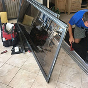 sliding glass door frame repair Town 'n' Country